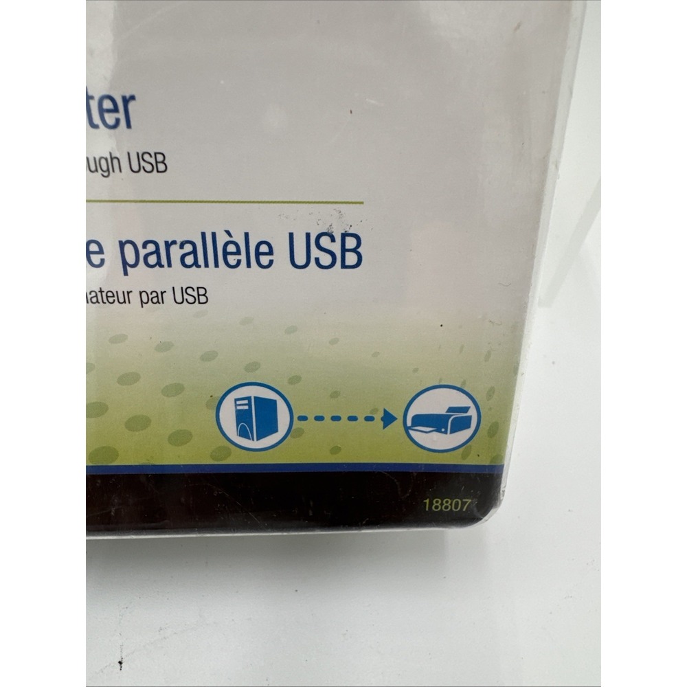 STAPLES USB Parallel Printer‎ Adapter *New Unused* - Picture 3 of 9
